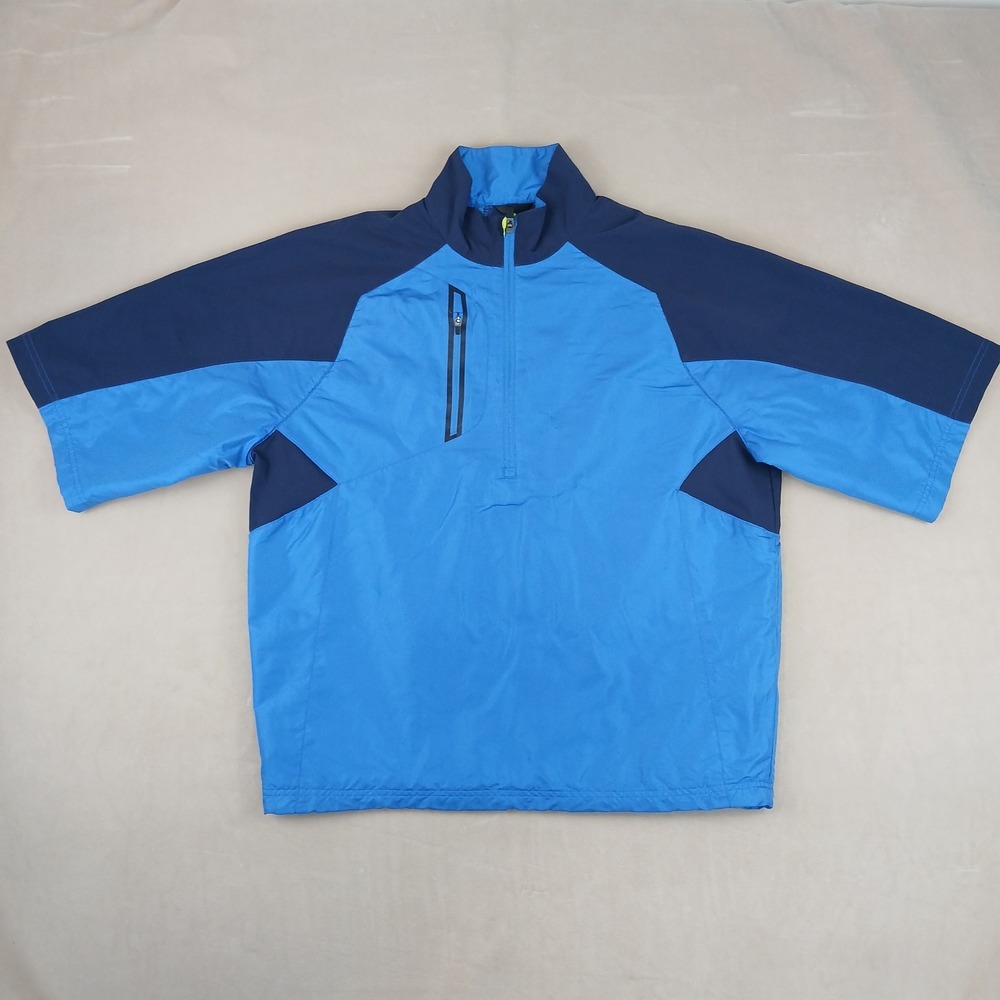 Zero Restriction Tour Series Medium Mens Windbreaker Short Sleeve 24x26 FLAW